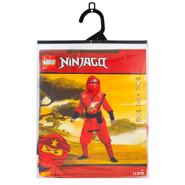 Kai Fancy jelmez - Lego Ninjago, M méret, 7-8 éveseknek