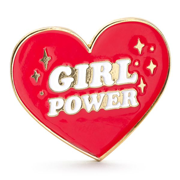 Kitűző Girl power