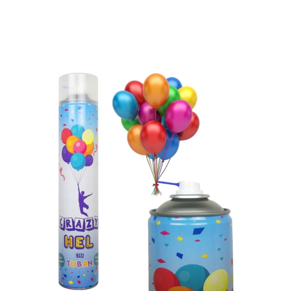 Hélium spray 1-2 léggömb felfújására, lufi nélkül